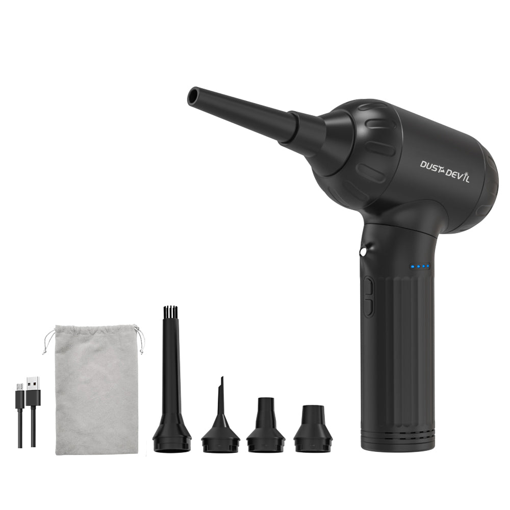 Blitz Electric Cordless Air Duster front view showing sleek design