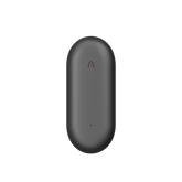 Black oval-shaped device with a Plaud logo on a white background
