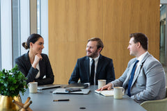 Plaud note used in the meeting room