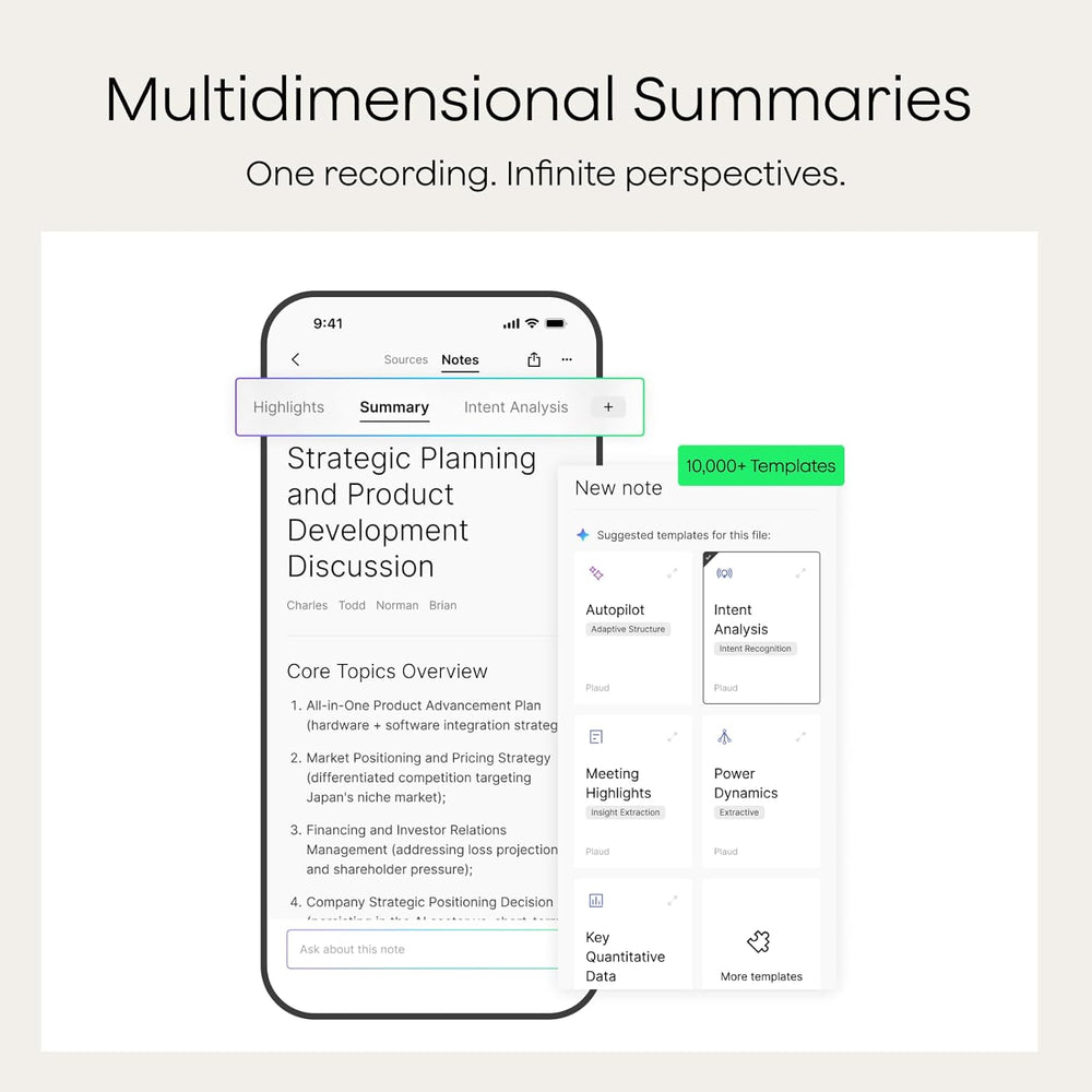 Plaud Note Pro - Black - Dust Devil