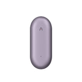 Plaud Purple oval device with a logo on a white background