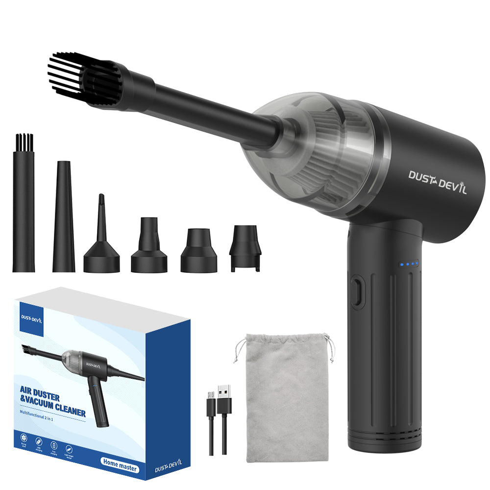 Home Master Cleaner's vacuum function in action, illustrating efficient debris collection