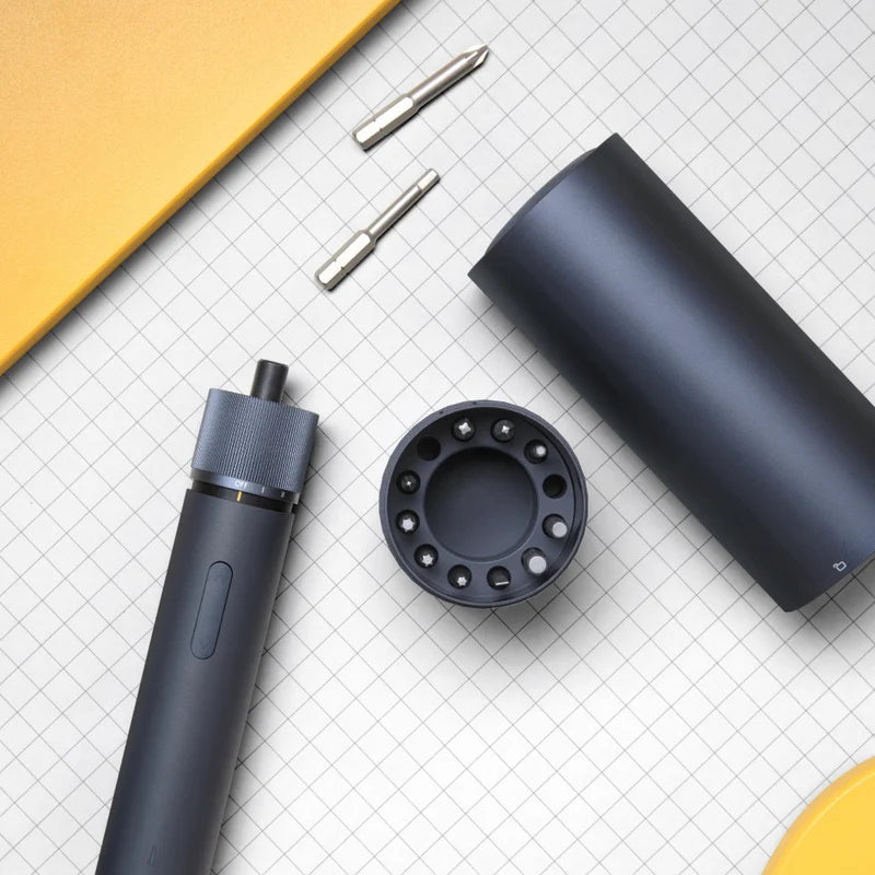 HOTO Electric Screwdriver Set - USB-C Rechargeable With 12 Bits & LED Light