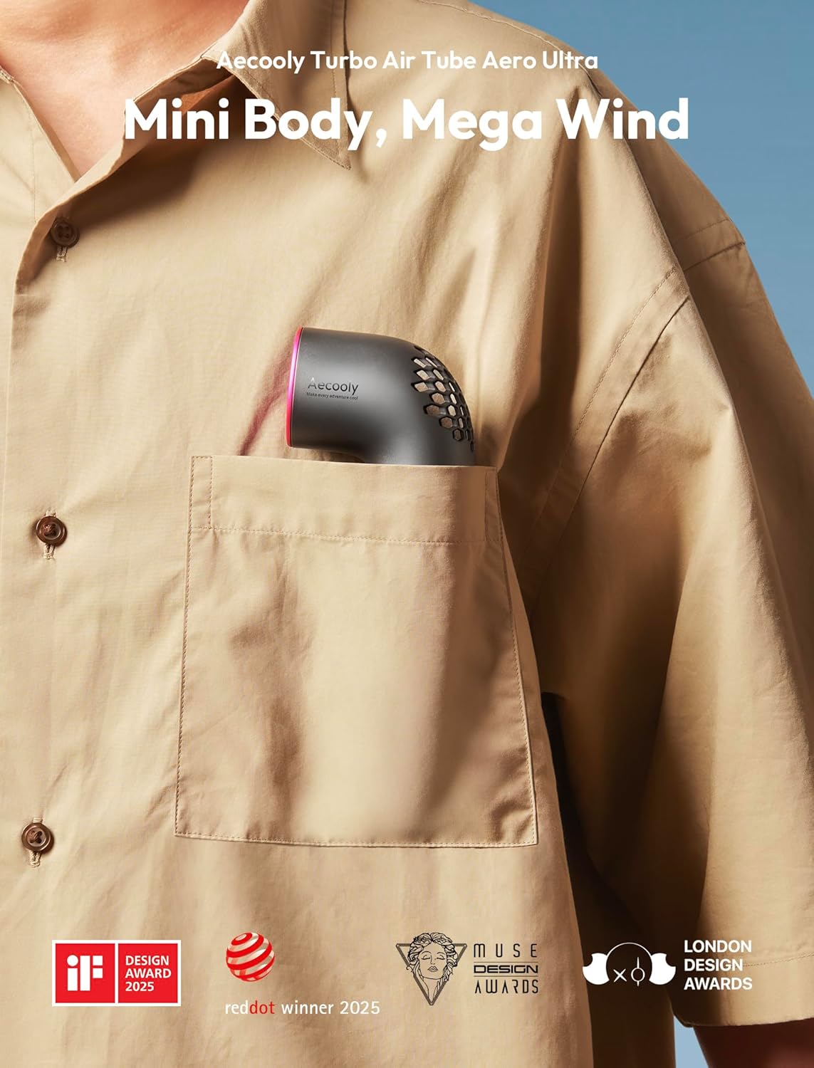 Aero Ultra Handheld High-Speed Fan  multiple award winner