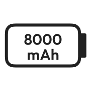 8000mAh Battery