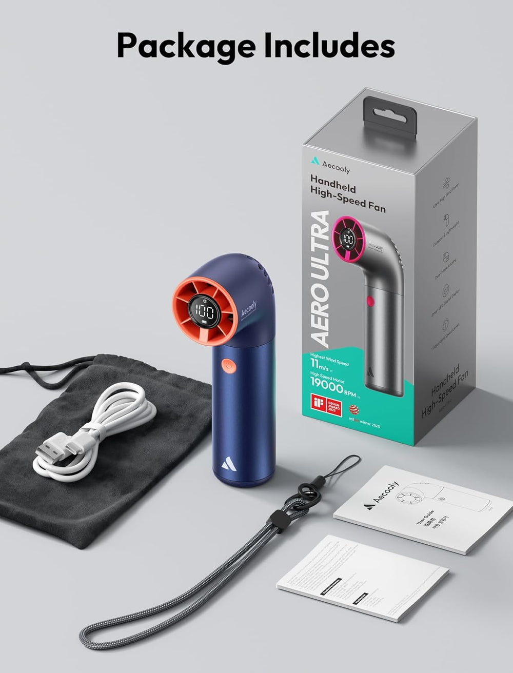 aecooly aero ultra what is in the box