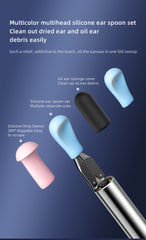 Bebird note5 pro Multicolor silicone ear spoon set with text on a blue background