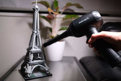 blow dust from Lego set