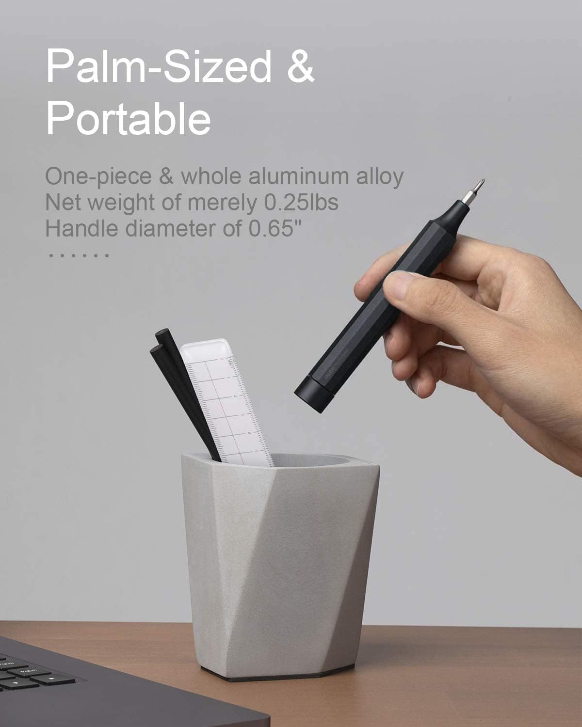 Hoto 24-in-1 Precision Screwdriver (Manual) - Gray - Dust Devil