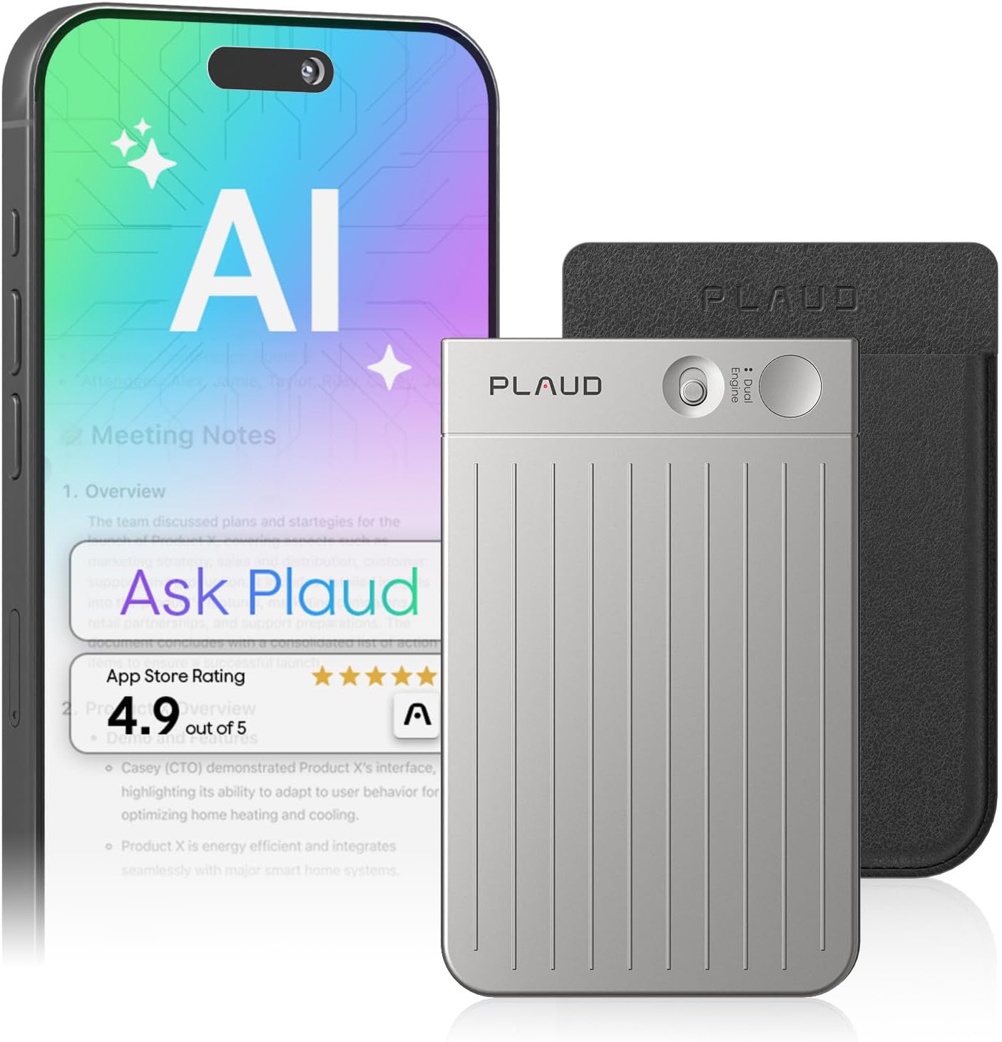 Plaud Note device with top rating