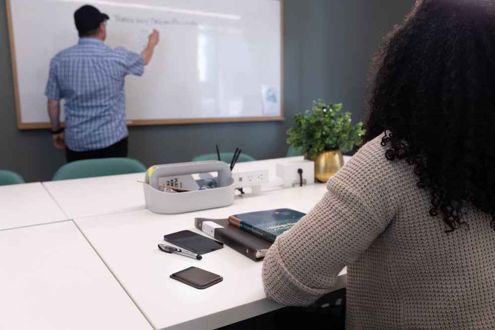 Plaud Note recorder is used in the class