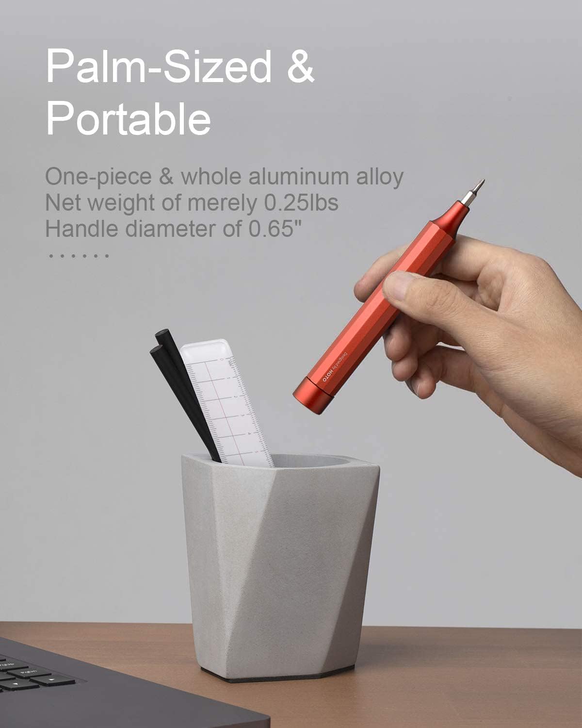 Hoto 24-in-1 Precision Screwdriver (Manual) - Red - Dust Devil