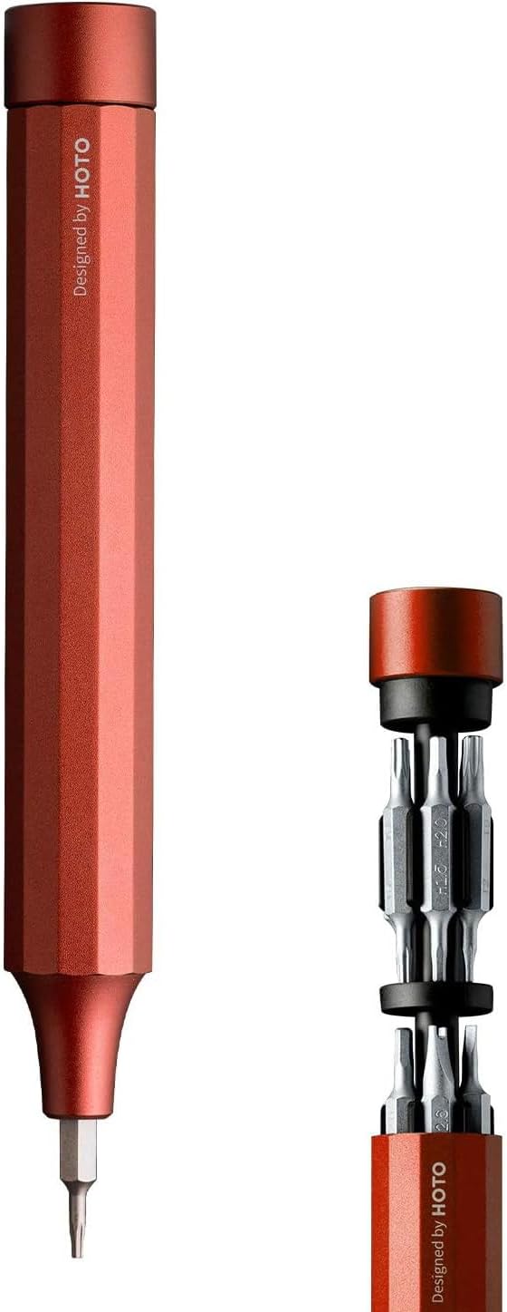 Hoto 24-in-1 Precision Screwdriver (Manual) - Red - Dust Devil