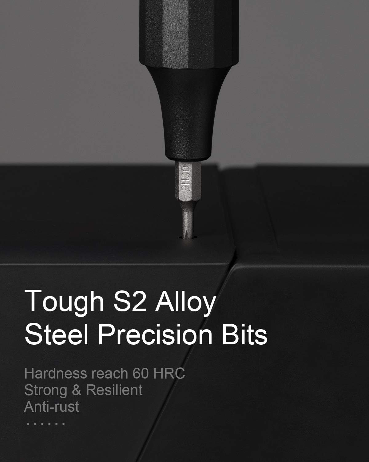 Hoto 24-in-1 Precision Screwdriver (Manual) - Gray - Dust Devil