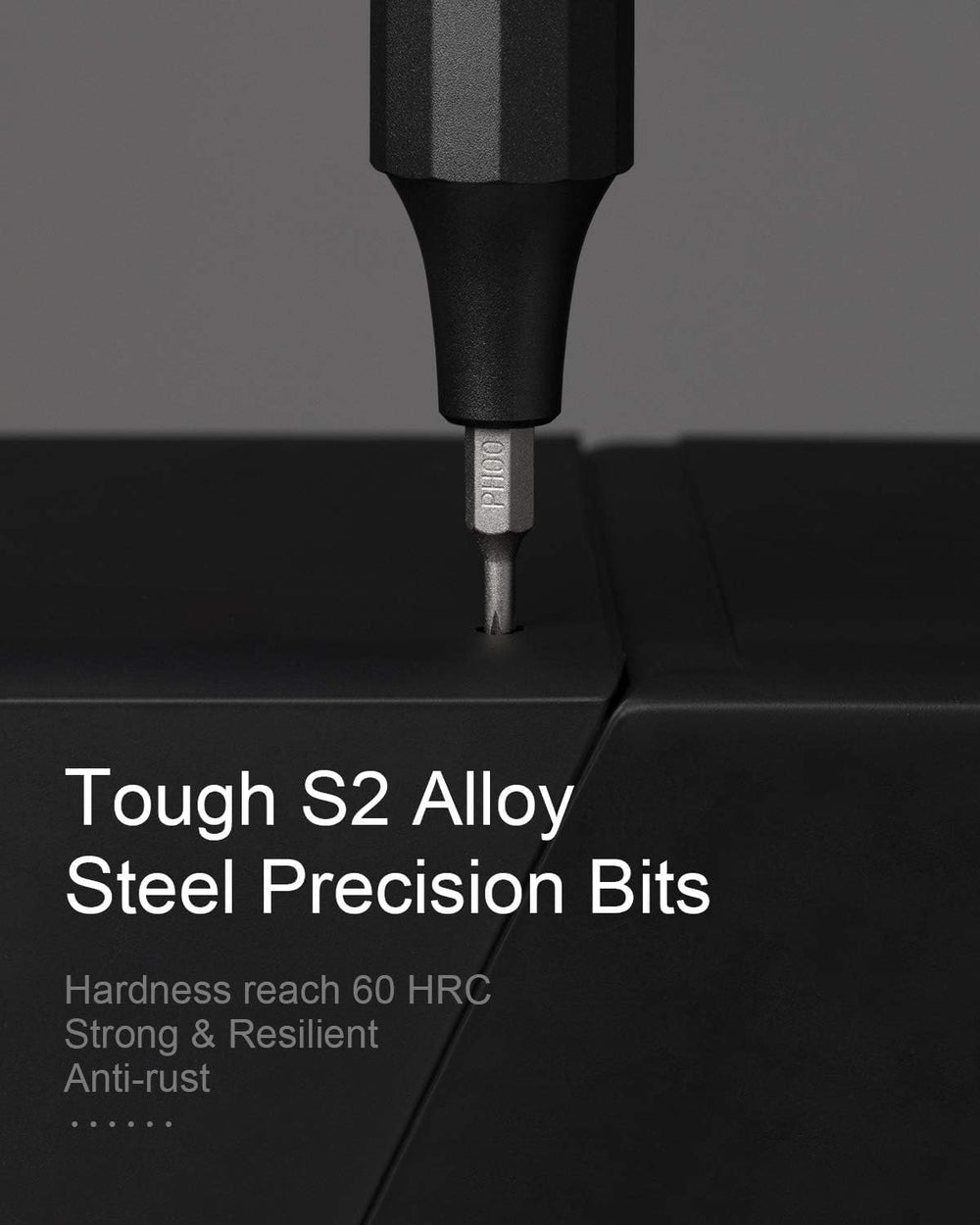 Hoto 24-in-1 Precision Screwdriver (Manual) - Gray - Dust Devil