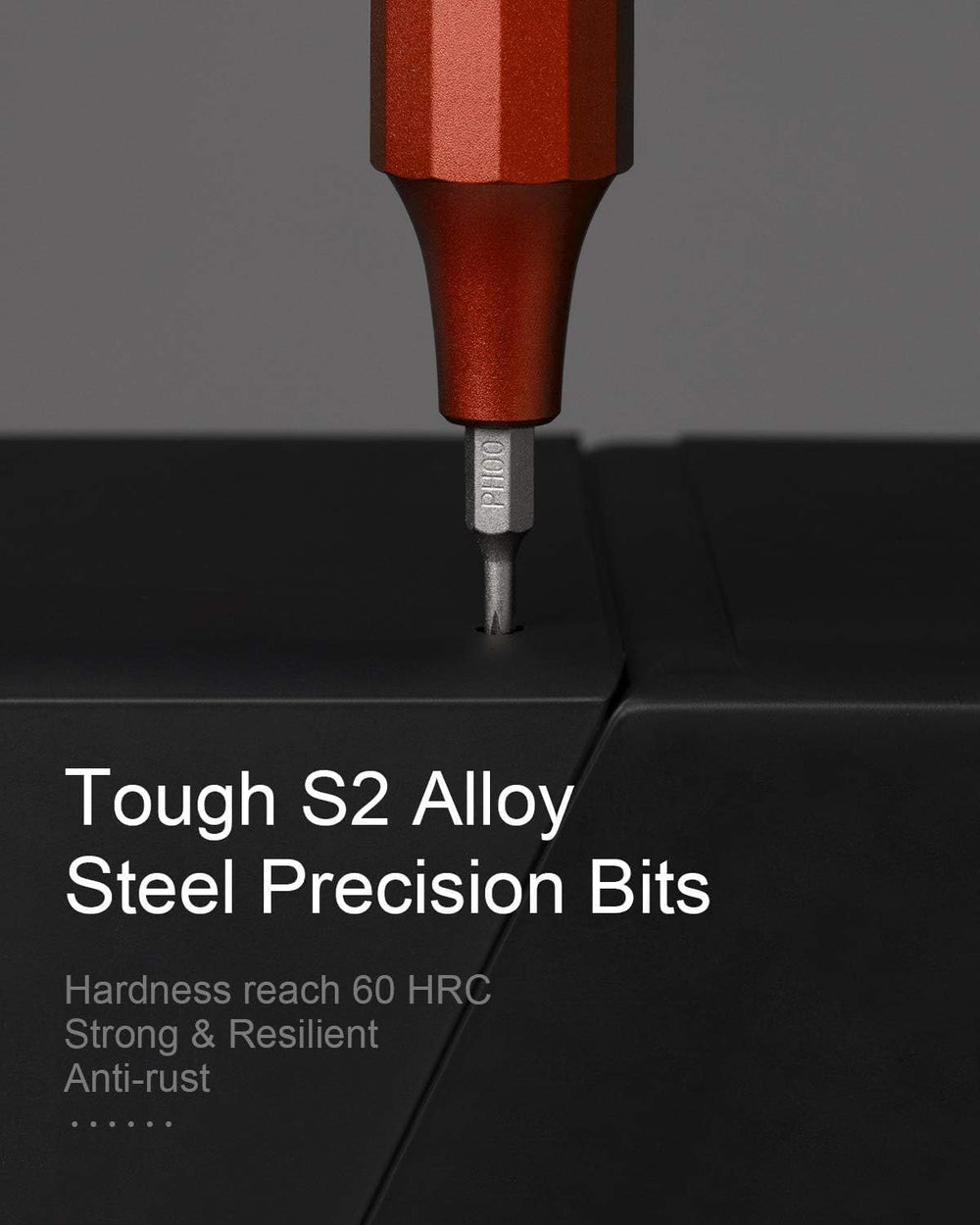 Hoto 24-in-1 Precision Screwdriver (Manual) - Red - Dust Devil