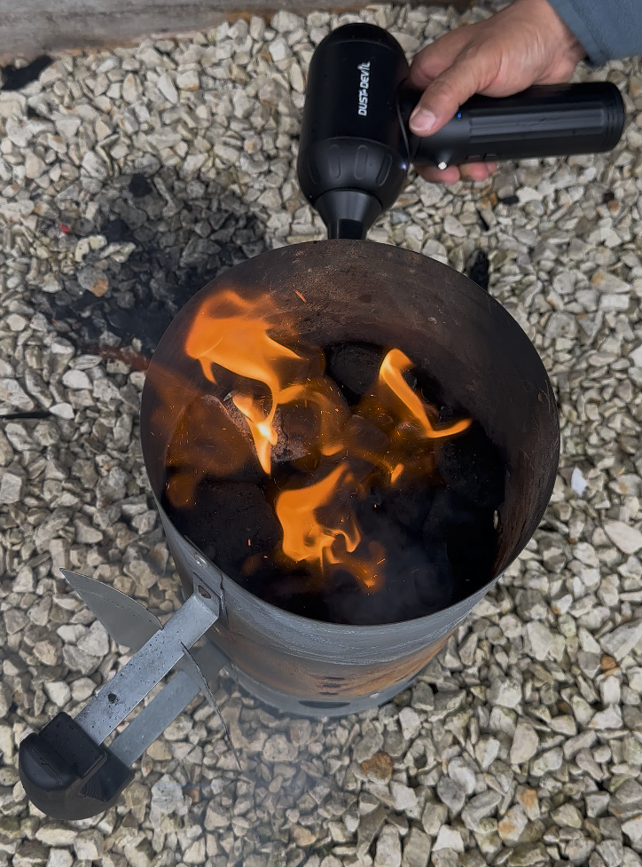 air duster BBQ