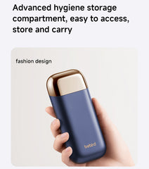 Blue hygiene storage compartment for bebird ear cleaner