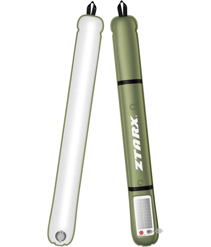 Two ZTARX products, one white and one green, on a white background