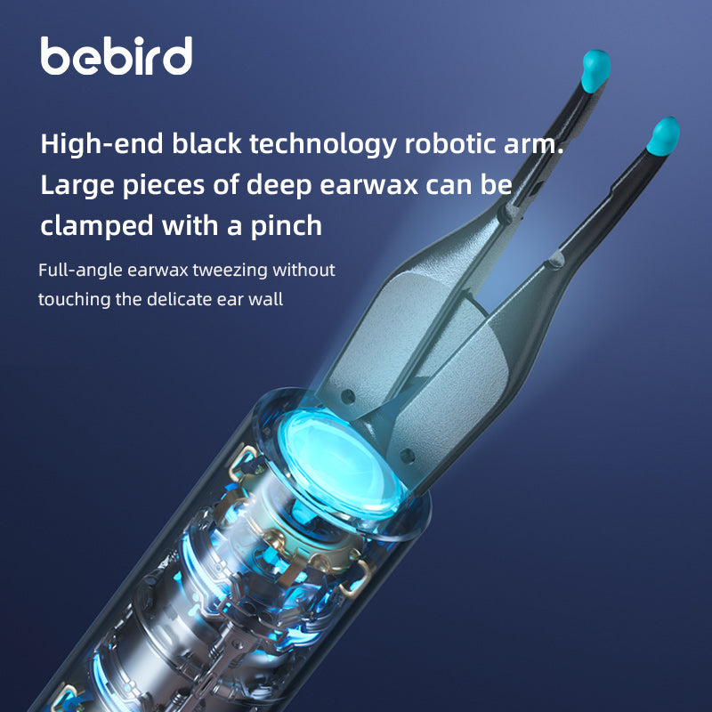 Robotic earwax removal tool can pinch large pieces