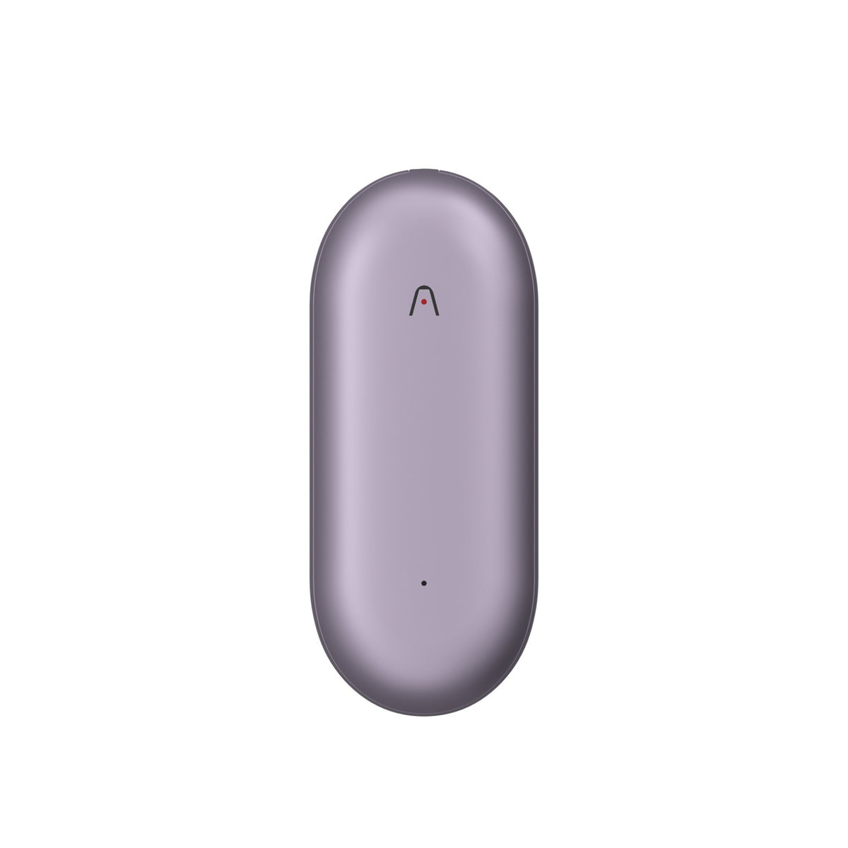 Plaud Purple oval device with a logo on a white background
