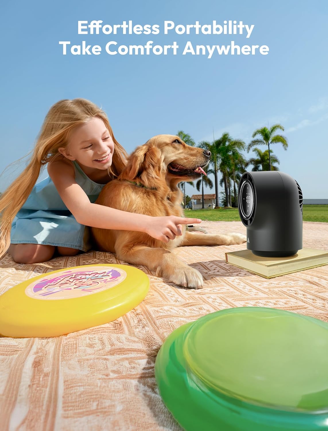 Aecooly Touch Control Desk Fan - Black - Dust Devil